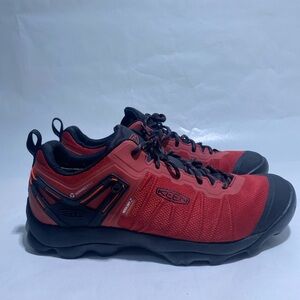 KEEN Dry Venture Men's Hiking Shoes in Red size 12